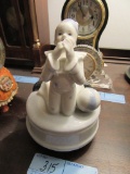 CLOWN MUSICAL FIGURINE