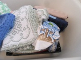 ASSORTMENT OF TOWELS AND ETC
