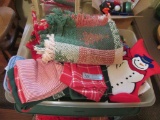 TOWELS, CHRISTMAS DECORATIONS, HOT PADS, AND ETC