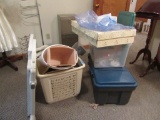 BASKETS, TRASH CANS, BABY GATE, AND ETC