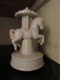 PORCELAIN CAROUSEL MUSIC BOX