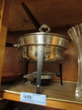 STAINLESS STEEL CHAFING DISH WITH STAND