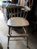 WOODEN HIGH CHAIR