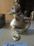 METAL DUCK BANK TREASURE MASTERS