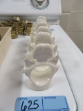 PORCELAIN ANGEL NAPKIN HOLDERS