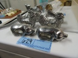 METAL ANIMAL NAPKIN HOLDERS