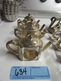 GODINGER SILVER ART COMPANY TEAPOT STYLE NAPKIN HOLDERS