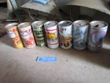 ASSORTED EMPTY BEER CANS INCLUDING STERLING KENTUCKY DERBY, POINT VIEW HOTE