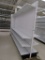 LOT 3 SECTIONS OF WHITE GONDOLA SHELVING AND END CAP