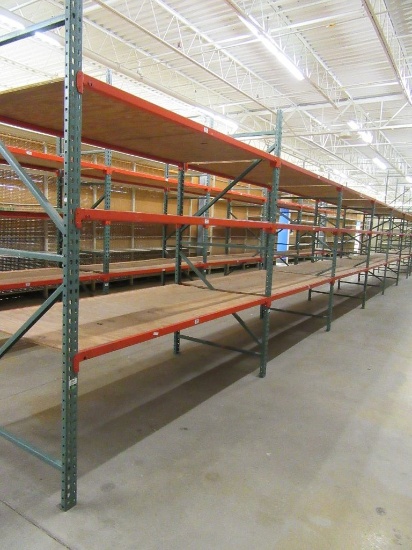 LOT 6 SECTIONS OF 9 FOOT TALL PALLET RACKING