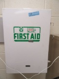 ZEE FIRST AID METAL CABINET HANGING ON WALL