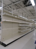 LOT 10 SECTIONS OF DOUBLE-SIDED GONDOLA SHELVING