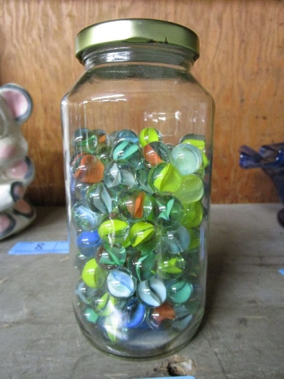 JAR FULL OF MARBLES