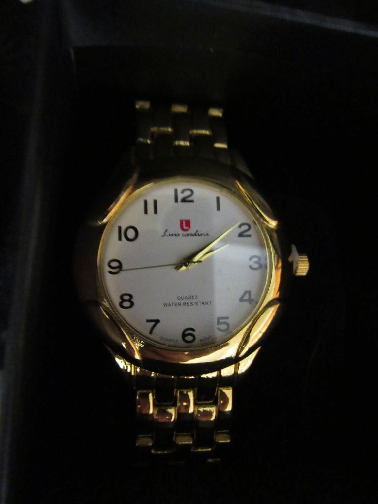 LUIS CARDINI QUARTZ WATER RESISTANT WATCH Proxibid