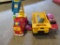 CAT DUMP TRUCK AND OTHER SMALL TRUCKS