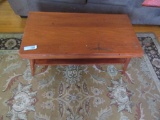 WOOD COFFEE TABLE AND NIGHTSTAND