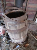 WOODEN BARREL WITH TAP
