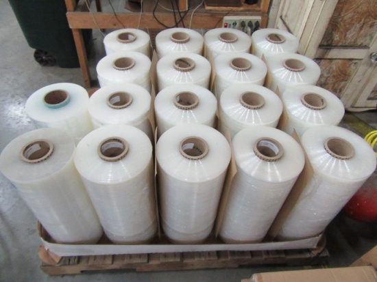 18 ROLLS OF SHRINK WRAP