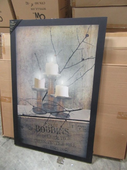 1 CARTON OF LIGHTED LARGE BOBBINS AND BRANCHES. 4 PIECES PER CASE