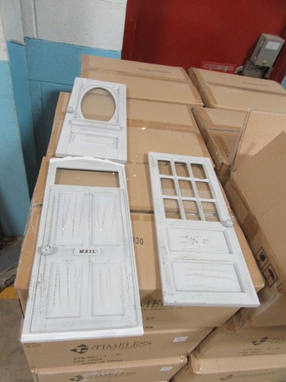 30 CASES OF SHABBY CHIC DOORS 3 ASSORTED. 9 PIECES PER CASE
