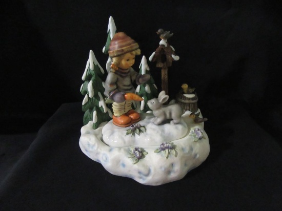 HUMMEL FIGURINE - PEACEFUL OFFERING & HUMMELSCAPES COLLECTION FRIENDSHIP IN