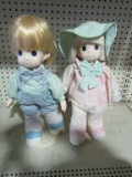 PRECIOUS MOMENTS STYLE BOY AND GIRL DOLLS