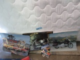 MOTORCYCLE POSTERS AND RACE CAR CARDS