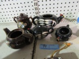 ROOSTER SUGAR AND CREAMER SETS, TEAPOTS, ETC