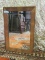 WOOD FRAMED BEVELED MIRROR