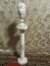 MARBLE COLUMN WITH MARBLE LIGHT. LIGHT HAS BEEN REPAIRED