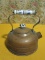 COPPER KETTLE WITH PORCELAIN KNOB AND HANDLE