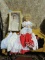 EFFANBEE BRIDE DOLL AND HORSEMAN DOLL FROM 1964 WITH EXTRA CLOTHES