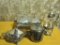 SILVERPLATE SERVING DISHES AND ICE BUCKET