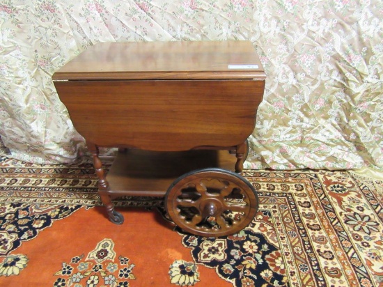 DROP LEAF TEA CART