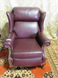 ACTION LANE WINGBACK LEATHER RECLINER