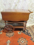 DROP LEAF TEA CART