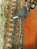 CAST IRON FORK AND SPOON