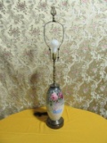 ROSE DESIGN TABLE LAMP. NO SHADE