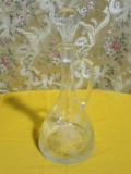 ETCHED DECANTER