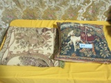 DECORATOR PILLOW AND TAPESTRY