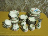 FRANCISCAN CHINA. SOME PIECES ARE CHIPPED