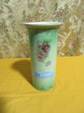 HAND PAINTED VASE NUMBER 53 MADE IN ENGLAND