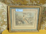 VICTORIAN PRINT TITLED LE PLAISIR INNOCENT NUMBER 433
