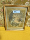 VICTORIAN PRINT TITLED PROVOKING FIDELITY DATED 1775