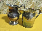 PAUL REVERE SILVERPLATE REPRODUCTION PITCHER AND SILVERPLATE SHEETS R.S. CO