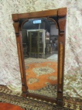 EMBELLISHED WOOD FRAMED WALL MIRROR