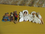 VARIETY OF DOLLS