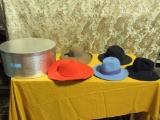 5 LADIES WOOL HATS INCLUDING MADE IN ITALY FOR SAKS FIFTH AVENUE, BETMAR NE