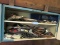 COPPER LINE. HOSES. BRAKE LINE. CAR PARTS AND ETC IN CABINET