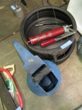 OIL CONTAINERS & GREASE GUN